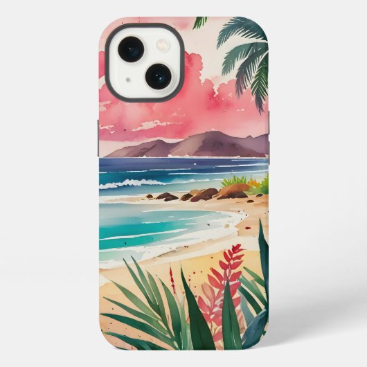 Zandige Tenen iPhone Hoesje (Achterkant)