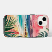 Zandige tenen iPhone hoesje (Achterkant horizontaal)