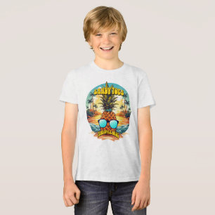 Zandige tenen met ananas bros Tri-Blend shirt