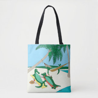 Zandige Tenen Strandtas Tote Bag