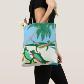 Zandige Tenen Strandtas Tote Bag (Dichtbij)