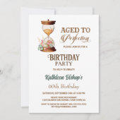 Zandjes van de Birthday Party van Time Floral Hour Kaart (Voorkant)