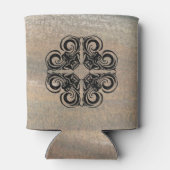 Zandjes van Duurzame Dwellers van de Tijdopnemer G Blikjeskoeler (Achterkant)