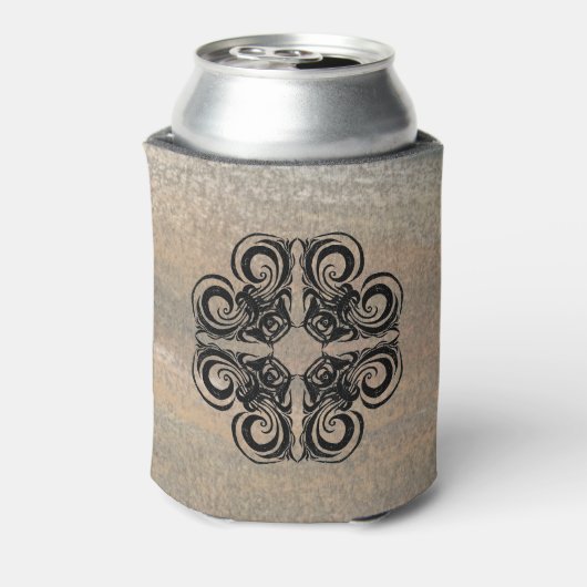 Zandjes van Duurzame Dwellers van de Tijdopnemer G Blikjeskoeler (Blikje Achterkant)