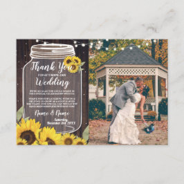 Zandkaart Foto Rustieke Zonnebloem Lichtslinger Kaart