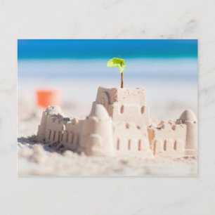 Zandkasteel Briefkaart