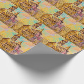zandkasteel cadeaupapier (Hoek)
