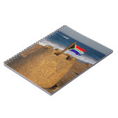 Zandkasteel met Zuid-Afrikaanse vlag, Umhlanga Notitieboek (Linkerzijde)