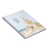 Zandkasteel Oceaanstrand Notitieboek (Rechterzijde)