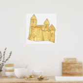 Zandkasteel Posters en Prints (Keuken)