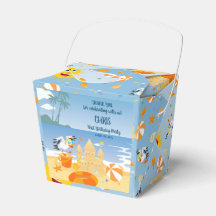 Zandkasteel strand leuk baby boy verjaardagsfeestj