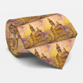 zandkasteel stropdas (Opgerold)