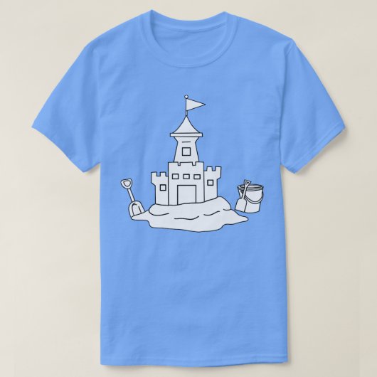 Zandkasteel T-shirt (Design voorkant)