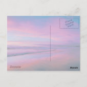 Zandkasteel van de liefde briefkaart (Achterkant)