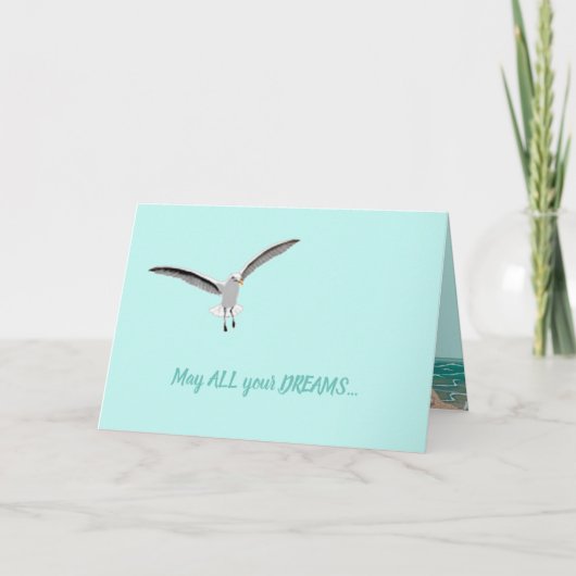 Zandkasteel Zeemeeuw Kaart (Voorkant)