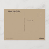 Zandkastelen Post Kaart (Achterkant)