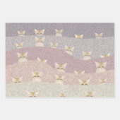 Zandkatten — Papierbladen overvullen Inpakpapier Vel (Voorkant 3)