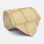 Zandkleur harten stropdas (Opgerold)