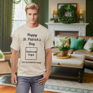 Zandkleurig St. Patrick's Day Bedrijfs T-Shirt
