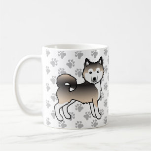 Zandkleurige Alaskan Malamute Mooie Hond & Pootjes Koffiemok