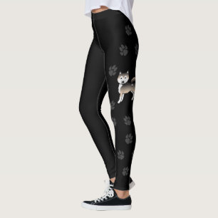 Zandkleurige Alaskan Malamute Mooie Hond & Pootjes Leggings