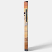 Zandkleurige Australische herdershond op het stran Case-Mate iPhone Case (Achterkant / Links)