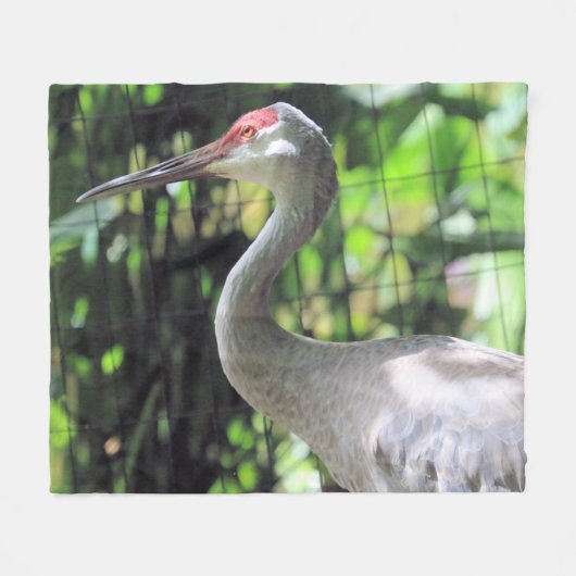 Zandkraan Fleece Deken (Voorkant (Horizontaal))