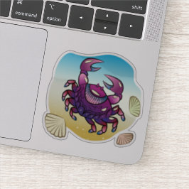 Zandkrab Sticker