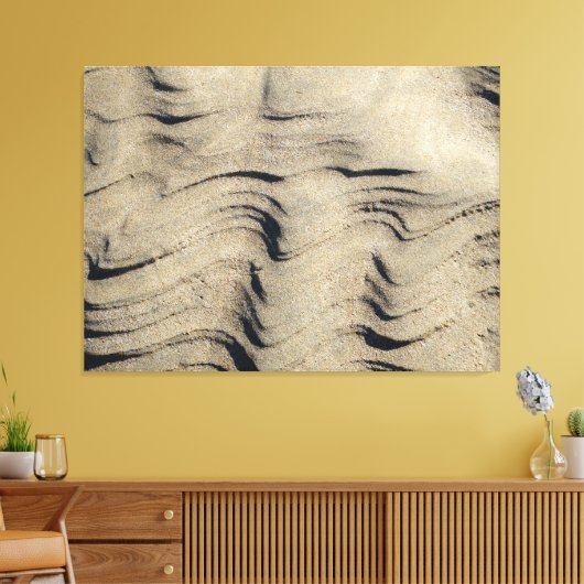 Zandkunst Canvas Afdruk (Insitu (Woonkamer))