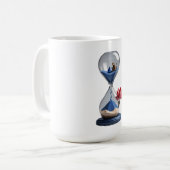 zandloper koffiemok (Voorkant links)