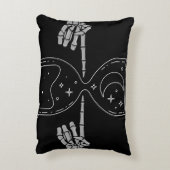 zandloper met doodskussen accent kussen (Achterkant (Verticaal))