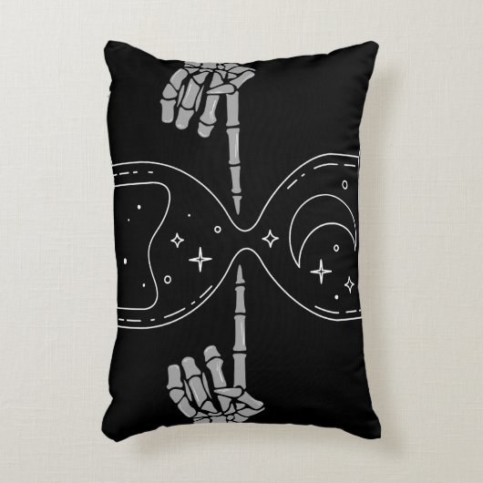 zandloper met doodskussen accent kussen (Voorkant(Verticaal))