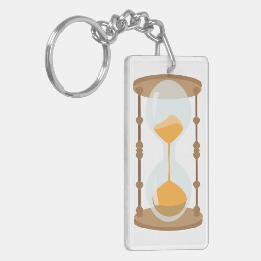 Zandloper Sleutelhanger (Voorkant Links)