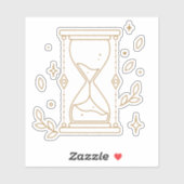Zandloper Sticker (Vel)