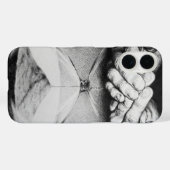 Zandloper Time Sand Hands Tekening Surrealistische Case-Mate iPhone Case (Achterkant (horizontaal))