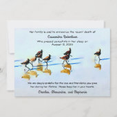 Zandpiers Bericht van terdoodveroordeling Aankondiging (Voorkant)