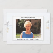 Zandpiers Bericht van terdoodveroordeling Aankondiging (Achterkant)