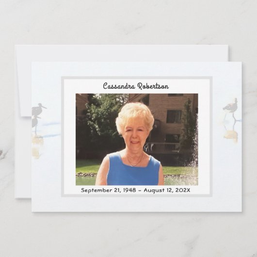 Zandpiers Bericht van terdoodveroordeling Aankondiging (Achterkant)