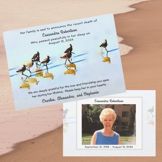 Zandpiers Bericht van terdoodveroordeling Aankondiging