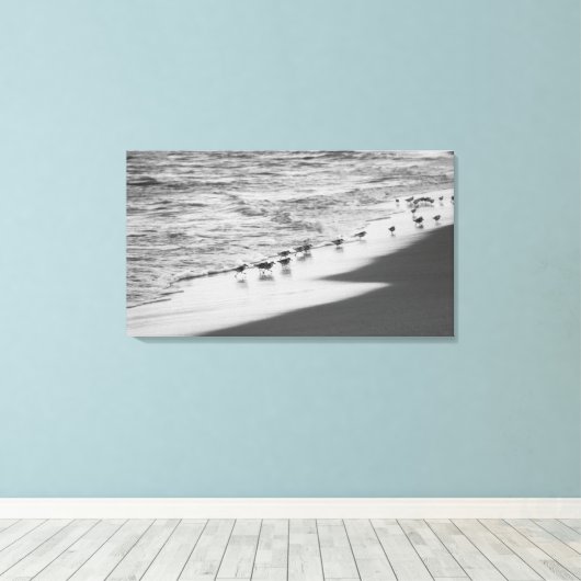 Zandpiers Canvas Afdruk (Insitu (Houten vloer))