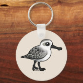 Zandpiper zonder kweekvijver sleutelhanger (Voorkant)