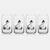 Zandpunt Vuurtoren kan glas (Voorkant)