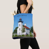 Zandpuntvuurtoren over de hele canvas tas (Dichtbij)