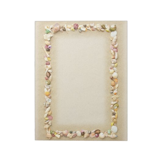 Zandrand strand zoeken notitieblok (Linkerzijde)