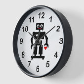 Zandrobot met olieachtige scheur en gebroken hart (Hoek)