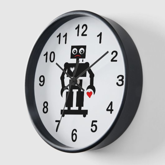 Zandrobot met olieachtige scheur en gebroken hart (Hoek)