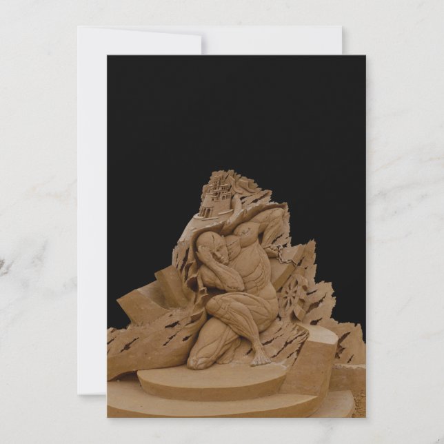 Zandsculptuur (Voorkant)