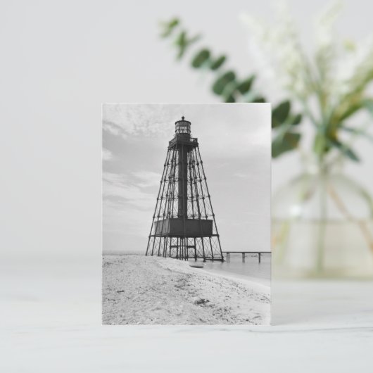 Zandsleutelvuurtoren Briefkaart (Staand voorkant)