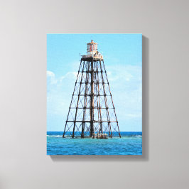 Zandsleutelvuurtoren, Florida-platte canvas afdruk