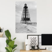 Zandsleutelvuurtoren Poster (Thuiskantoor)